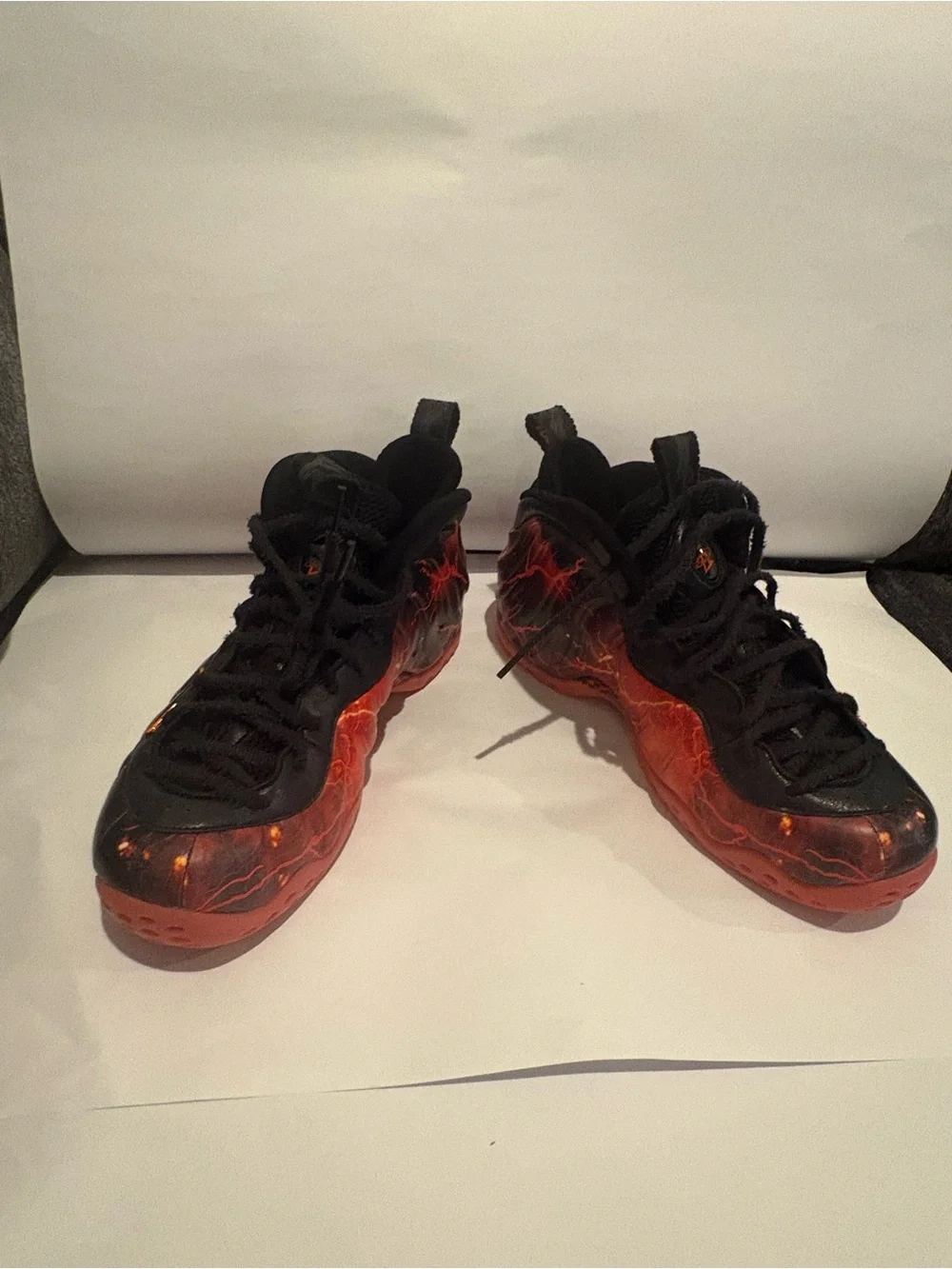 Nike Kids Foamposite One 'Stranger Things' Black & Red Sneakers
